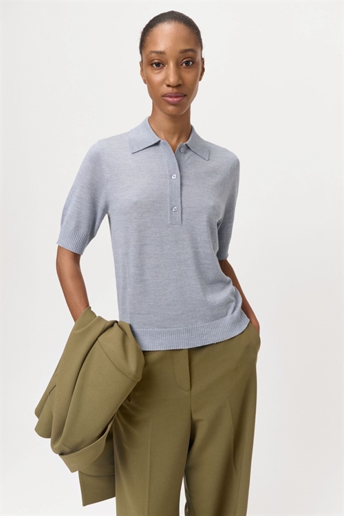 LOVECHILD 1979 ZENA TOP GREY MELANGE